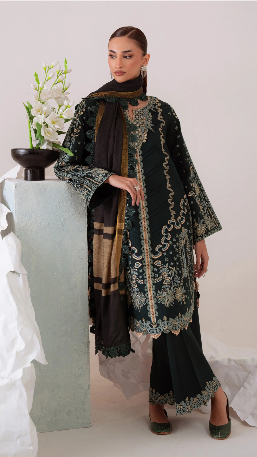 Aabyaan Miraal Embroidered Viscose – ARVA