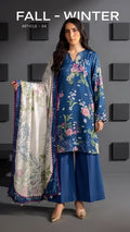 Kissa Fall Winter Article 04 unstitched 3 piece linen suit