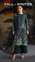 Kissa Fall Winter Article 05 unstitched 3 piece linen suit