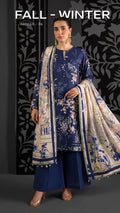 Kissa Fall Winter Article 06 unstitched 3 piece linen suit