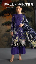 Kissa Fall Winter Article 08 unstitched 3 piece linen suit