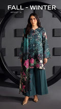 Kissa Fall Winter Article 12 unstitched 3 piece linen suit