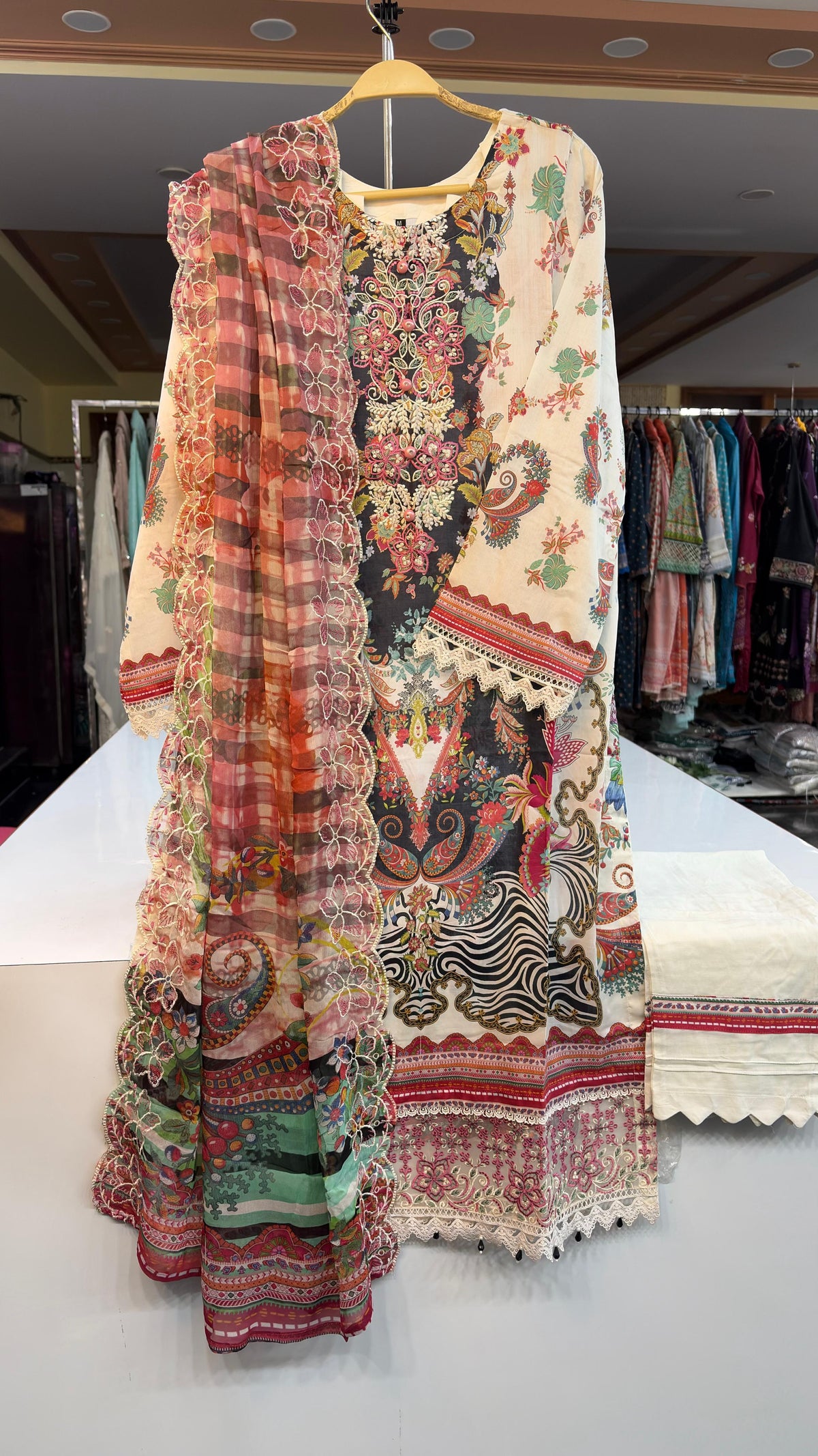 Guljee Embroidered Lawn – Stitched Collection - product image 3 - Unique Sapphire