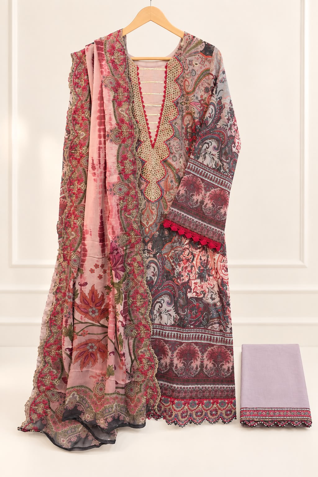 Guljee Embroidered Lawn – Stitched Collection