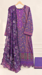 Guljee Embroidered Lawn – Stitched Collection - Unique Sapphire