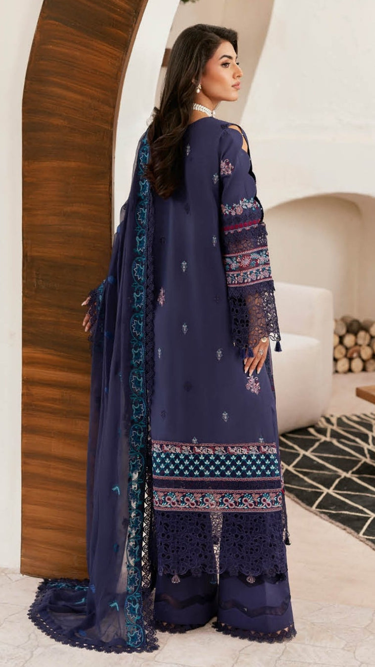 Inlays Ramsha Ghazal – Luxury Lawn Unstitched Suit