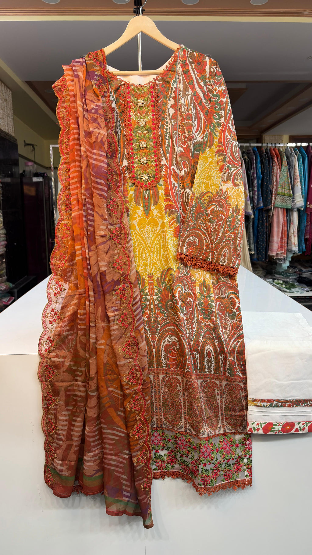 Guljee Embroidered Lawn – Stitched Collection - product image 3 - Unique Sapphire