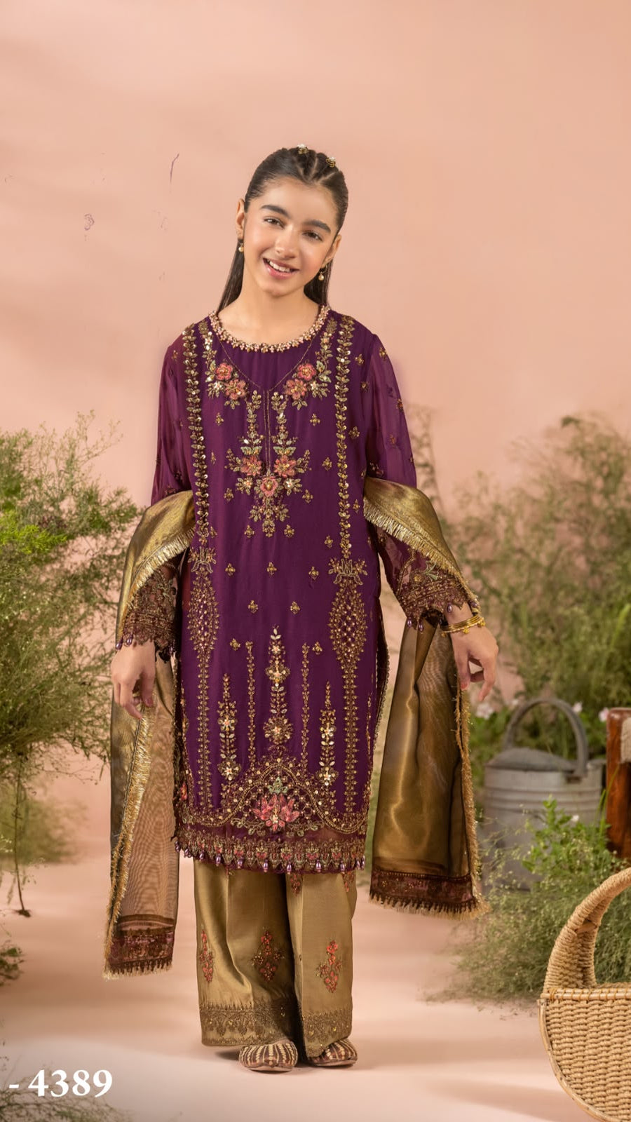 Dahlia Kids Wedding Edit – Deep Plum - Unique Sapphire