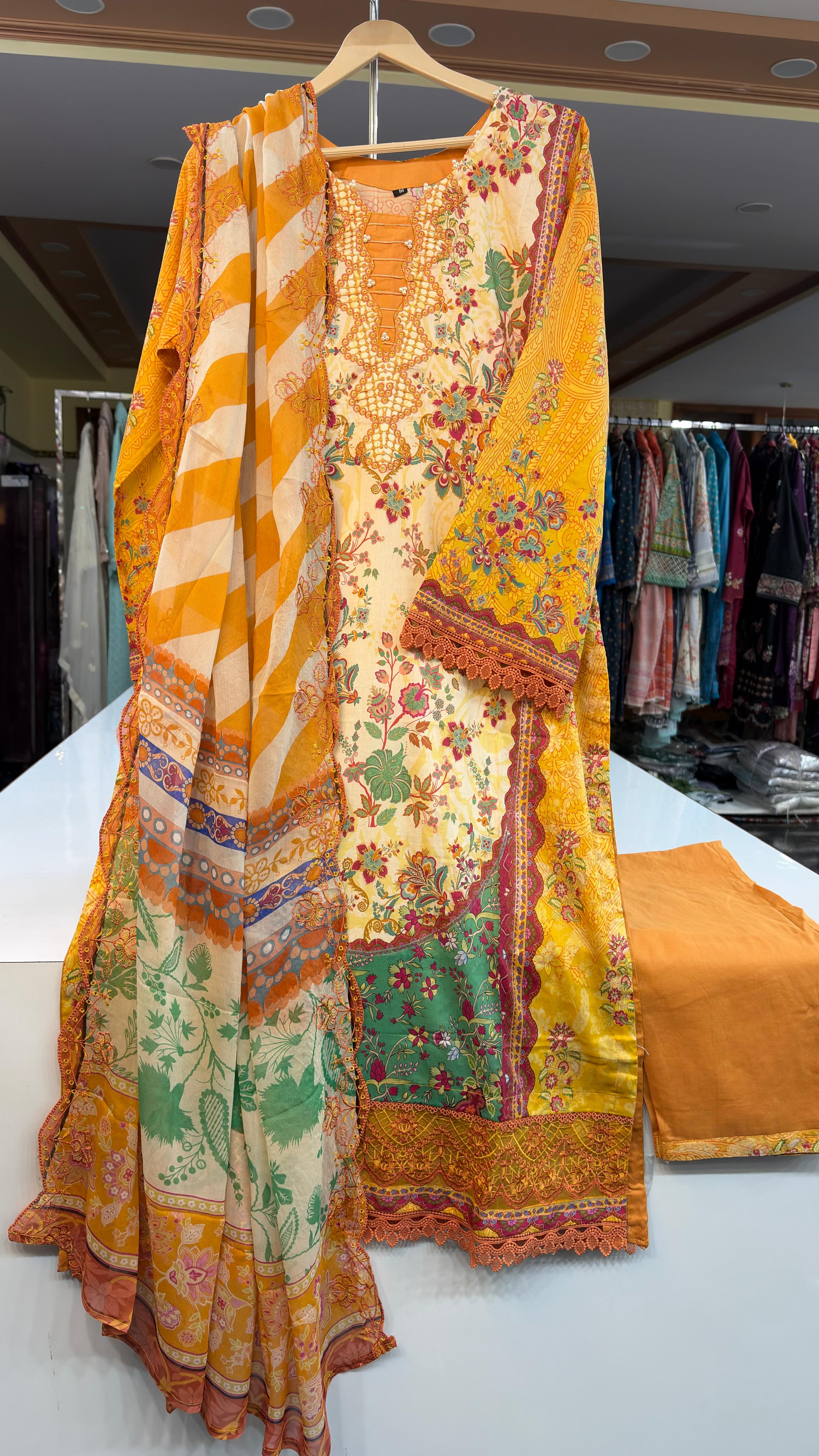 Guljee Embroidered Lawn – Stitched Collection