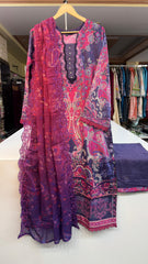 Guljee Embroidered Lawn – Stitched Collection