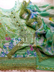 Guljee Embroidered lawn 
Stitched collection