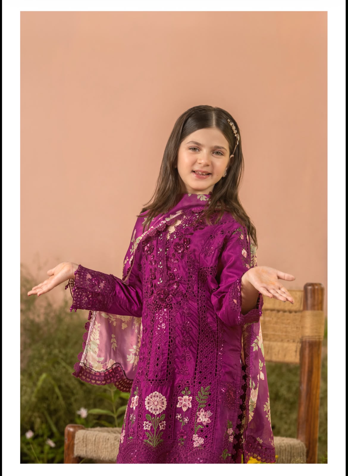 Dahlia Kids Wedding Edit – Deep Magenta