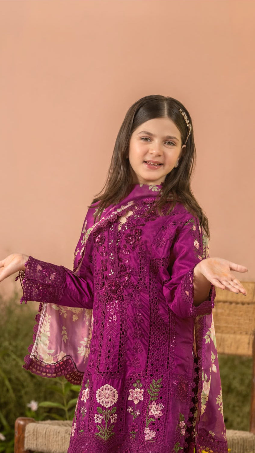 Dahlia Kids Wedding Edit – Deep Magenta - Unique Sapphire