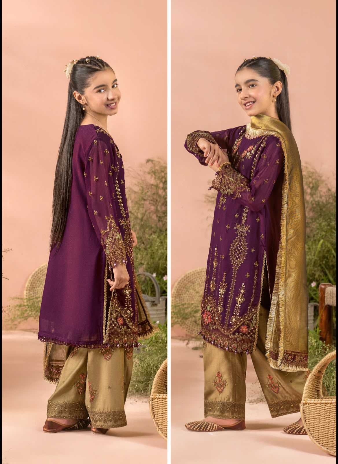 Dahlia Kids Wedding Edit – Deep Plum
