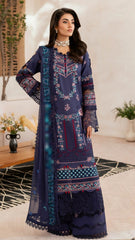 Inlays Ramsha Ghazal – Luxury Lawn Unstitched Suit