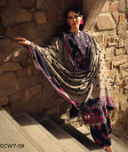 CHARIZMA COMBINATION UNSTITCHED LINEN COLLECTION - product image 3 - Unique Sapphire