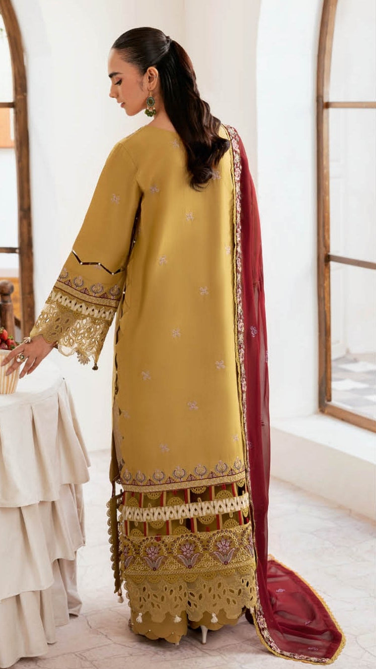Inlays Ramsha Ghazal – Luxury Lawn Unstitched Suit