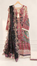 Guljee Embroidered Lawn – Stitched Collection - Unique Sapphire