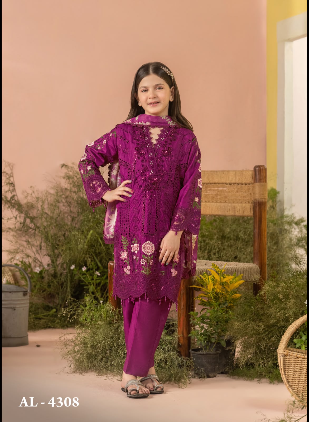 Dahlia Kids Wedding Edit – Deep Magenta