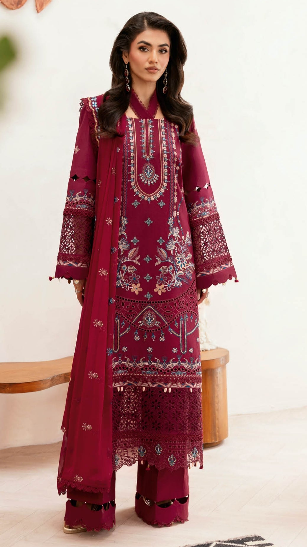 Inlays Ramsha Ghazal – Luxury Lawn Unstitched Suit