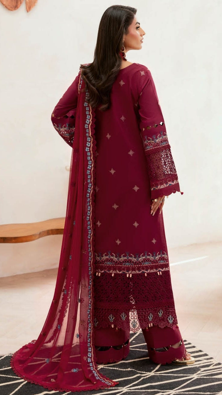 Inlays Ramsha Ghazal – Luxury Lawn Unstitched Suit