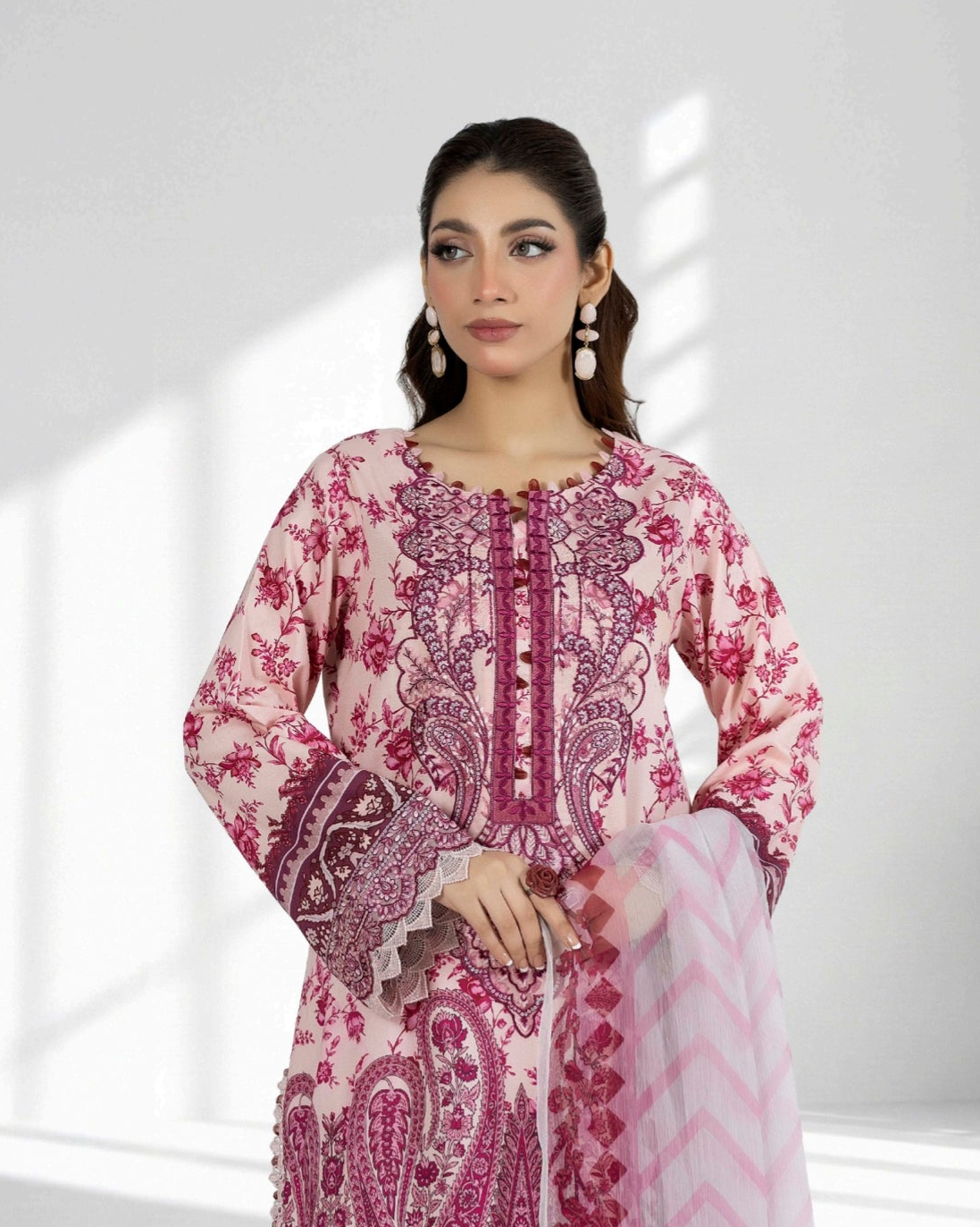 🌸 Adan Libas Digital Printed Lawn Suit
