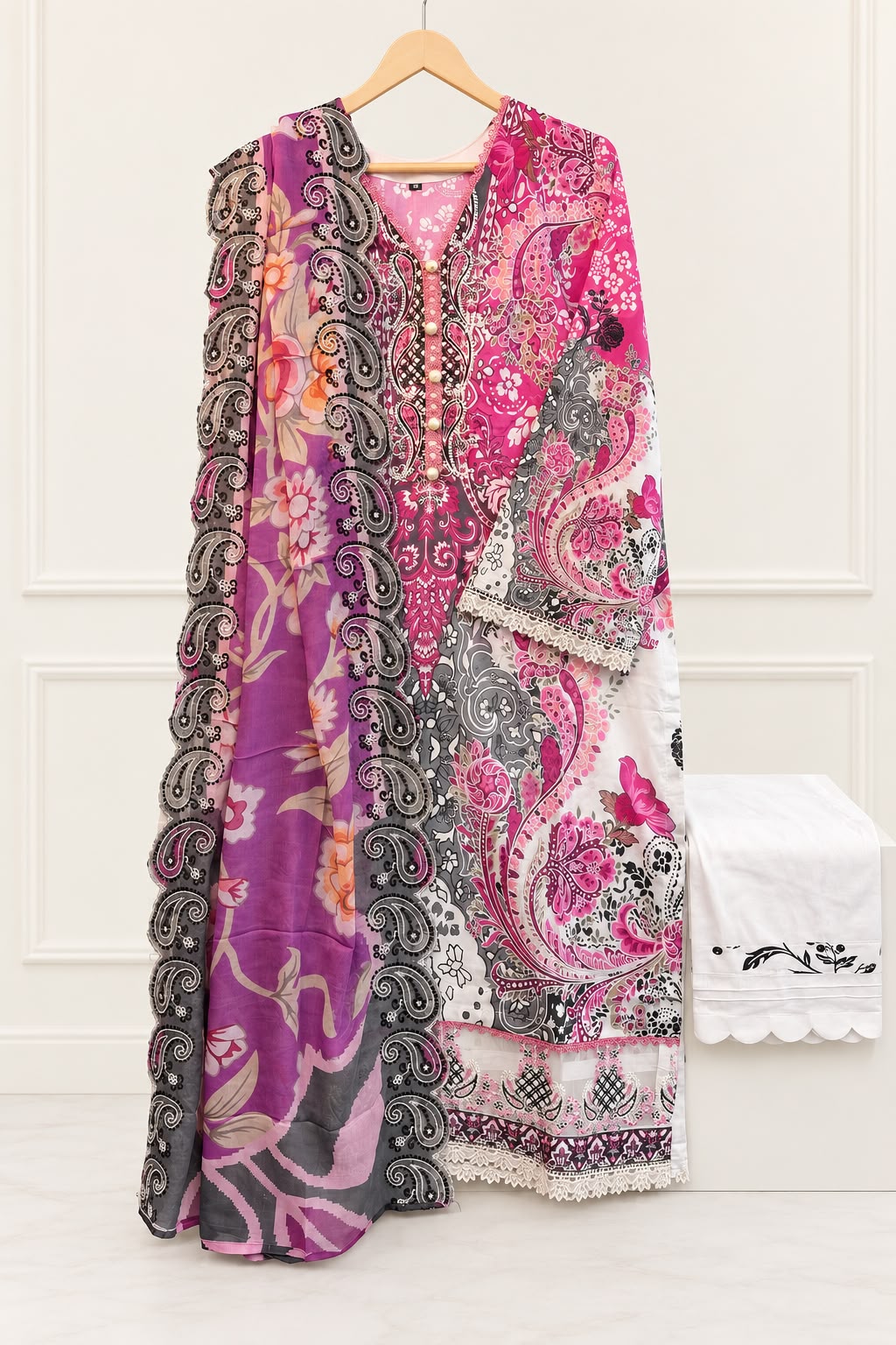 Guljee Embroidered Lawn – Stitched Collection