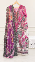 Guljee Embroidered Lawn – Stitched Collection - Unique Sapphire
