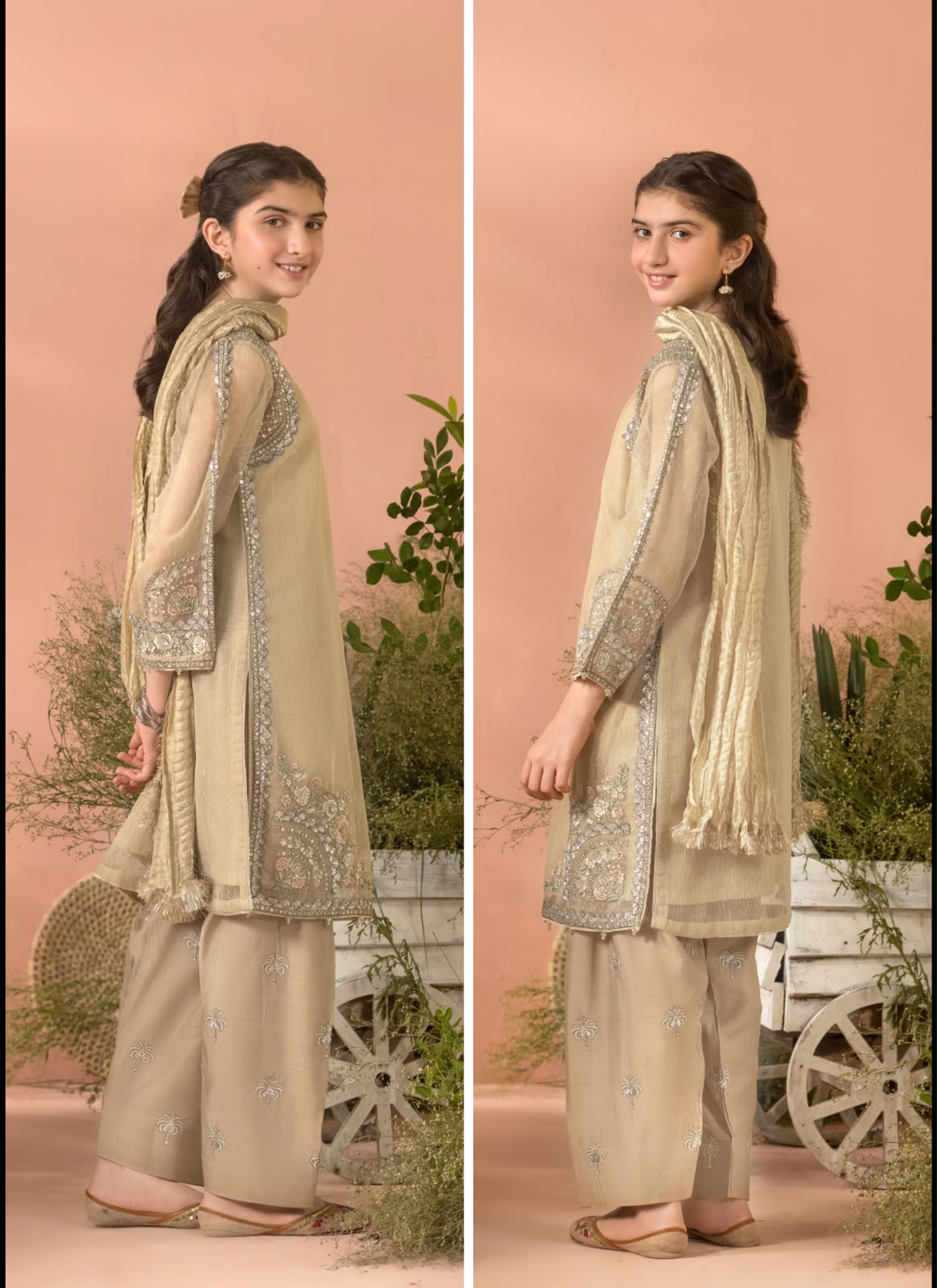 Dahlia Kids Wedding Edit – Champagne Beige