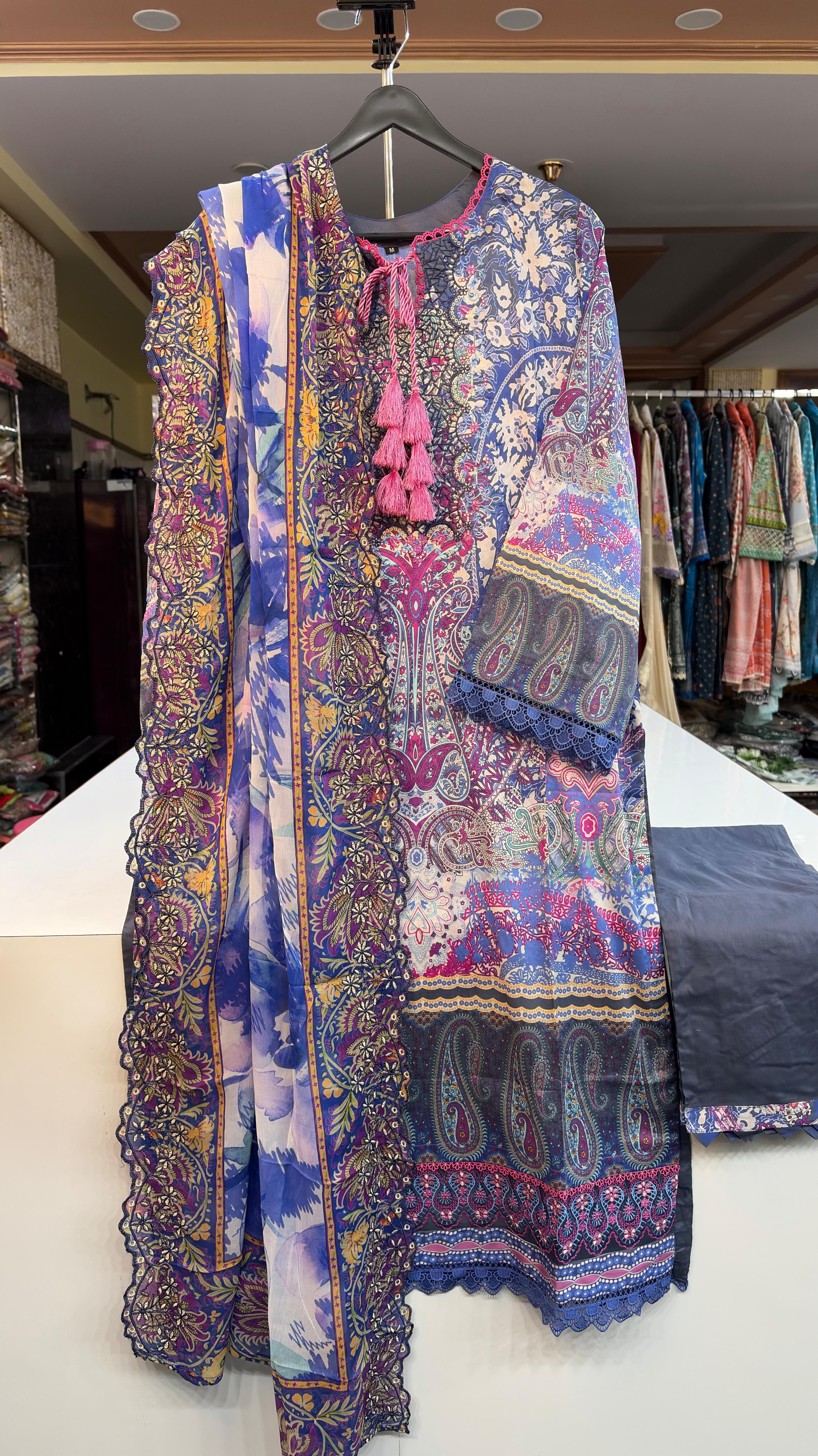 Guljee Embroidered Lawn – Stitched Collection