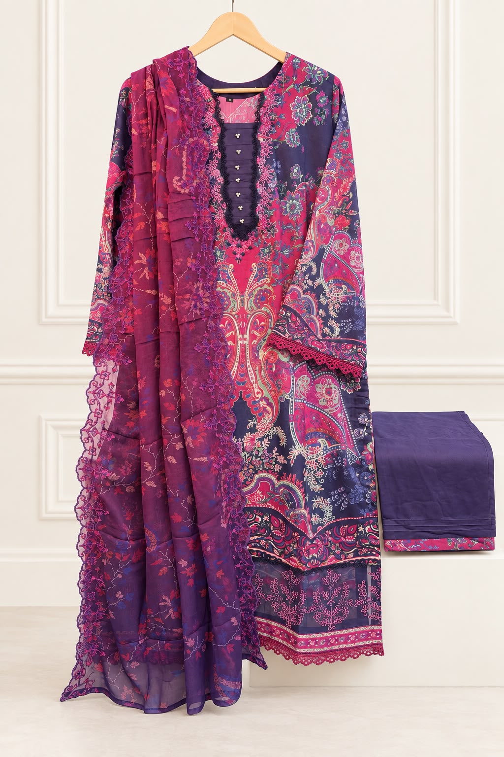 Guljee Embroidered Lawn – Stitched Collection